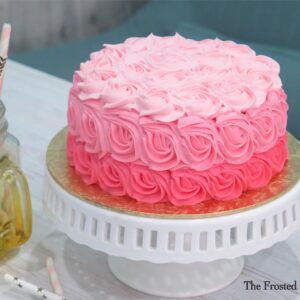 Ombre Rosette (Fresh Cream Cake)