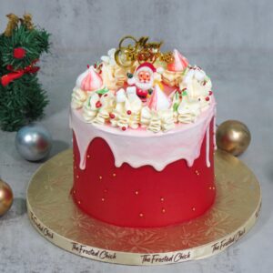 Santa's Party Christmas Cake