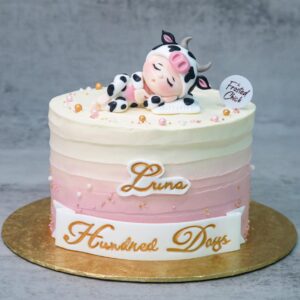 (Add On) Gold Fondant Wording Banner