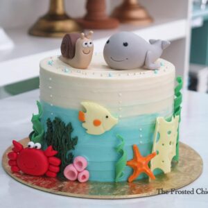 Snail and The Whale Underwater Cake