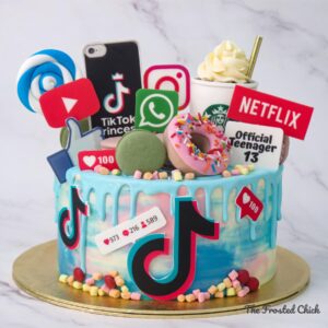 Social Media Inspired Cake