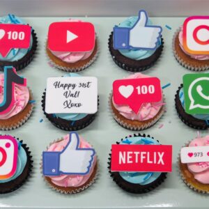 Social Media Inspired Cupcakes