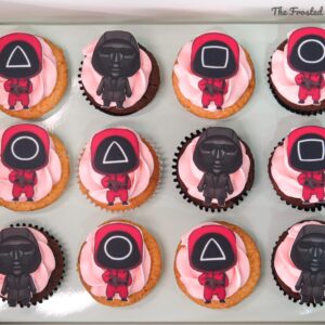 Squid Game Cupcakes