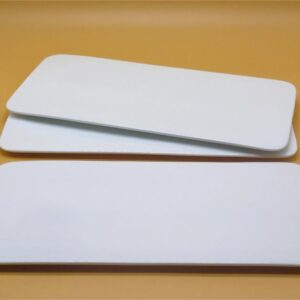 White Ceramic Plate (Flat)