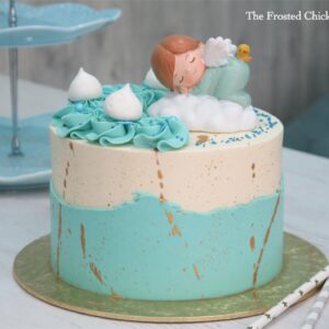 Sweet Baby Boy Fault Line Cake