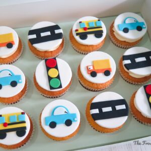 Transport Themed Cupcakes