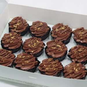 Vegan Gluten Free Chocolate Fudge Cupcakes
